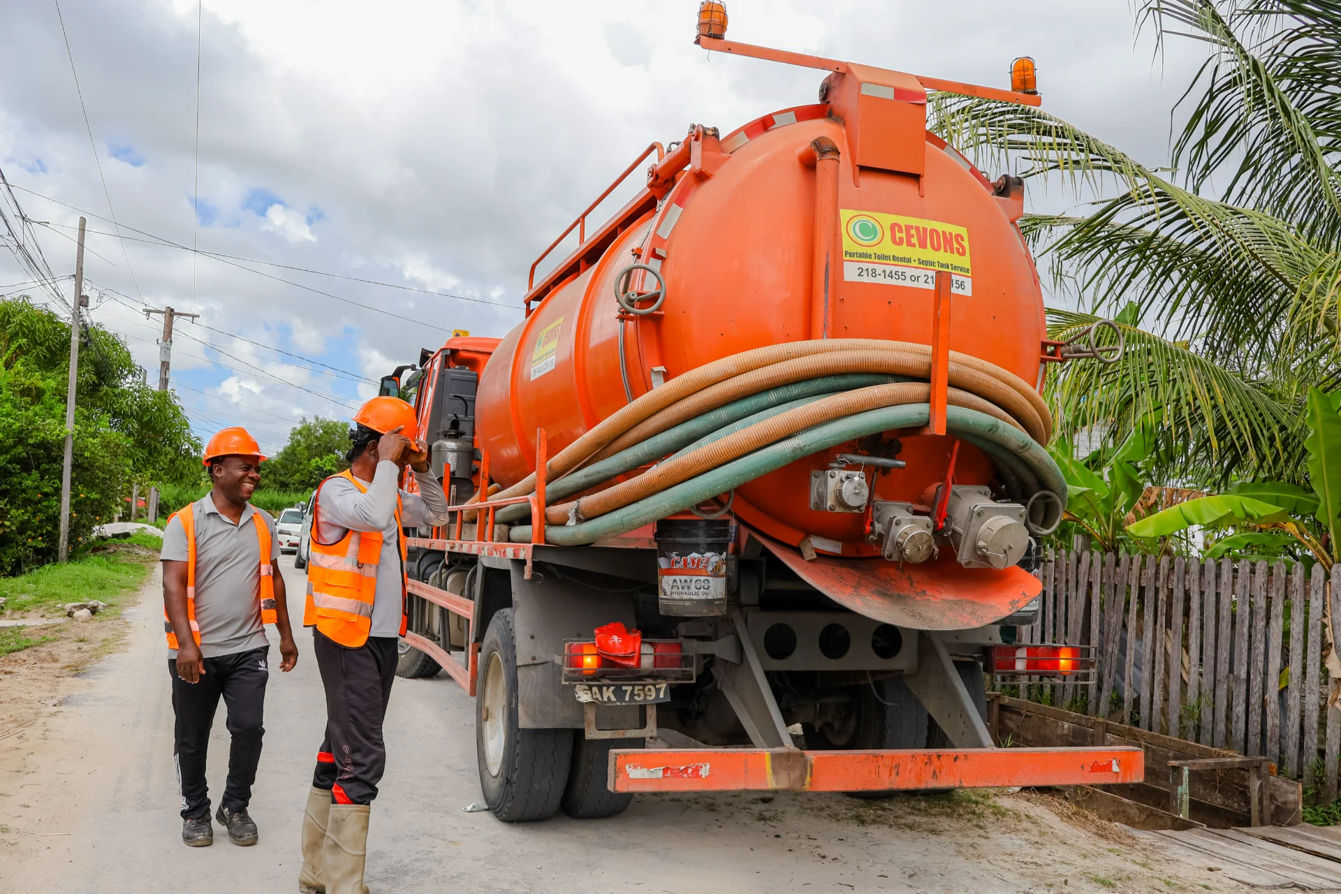 CEVONS waste collection fleet in operation across Guyana